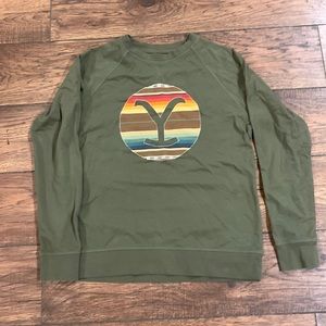Yellowstone Ranch french terry sweatshirt.